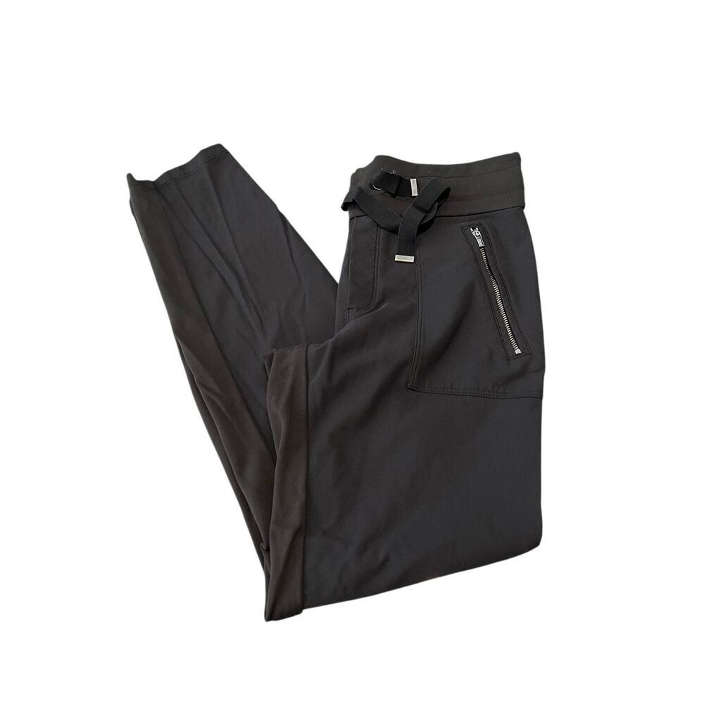 Athleta Women’s Headlands Hybrid Drawstring Athletic Pants Black Size 6 - Picture 3 of 6